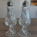 Vintage Waterford Crystal Salt & Pepper Shaker Set