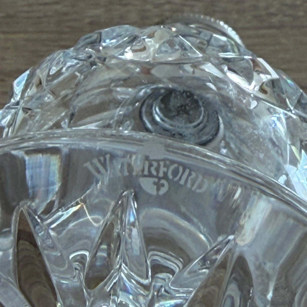 Vintage Waterford Crystal Salt & Pepper Shaker Set