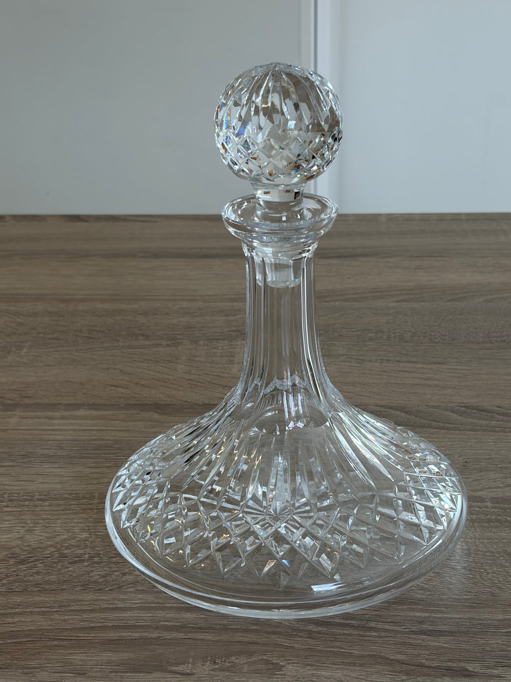 Vintage Waterford Crystal Ships Decantor