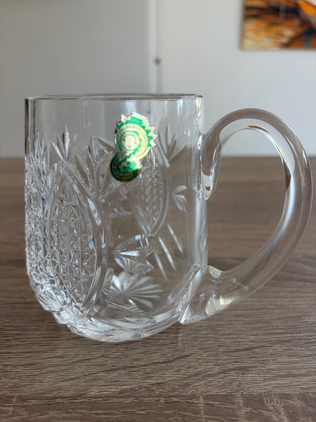 Vintage Waterford Crystal "Dunmore" Beer Tankard Mug
