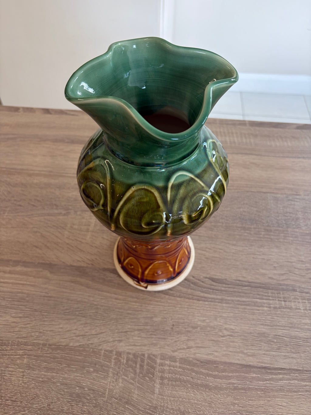 Vintage Castle Arch Pottery Hand-Thrown Sculptural Vase