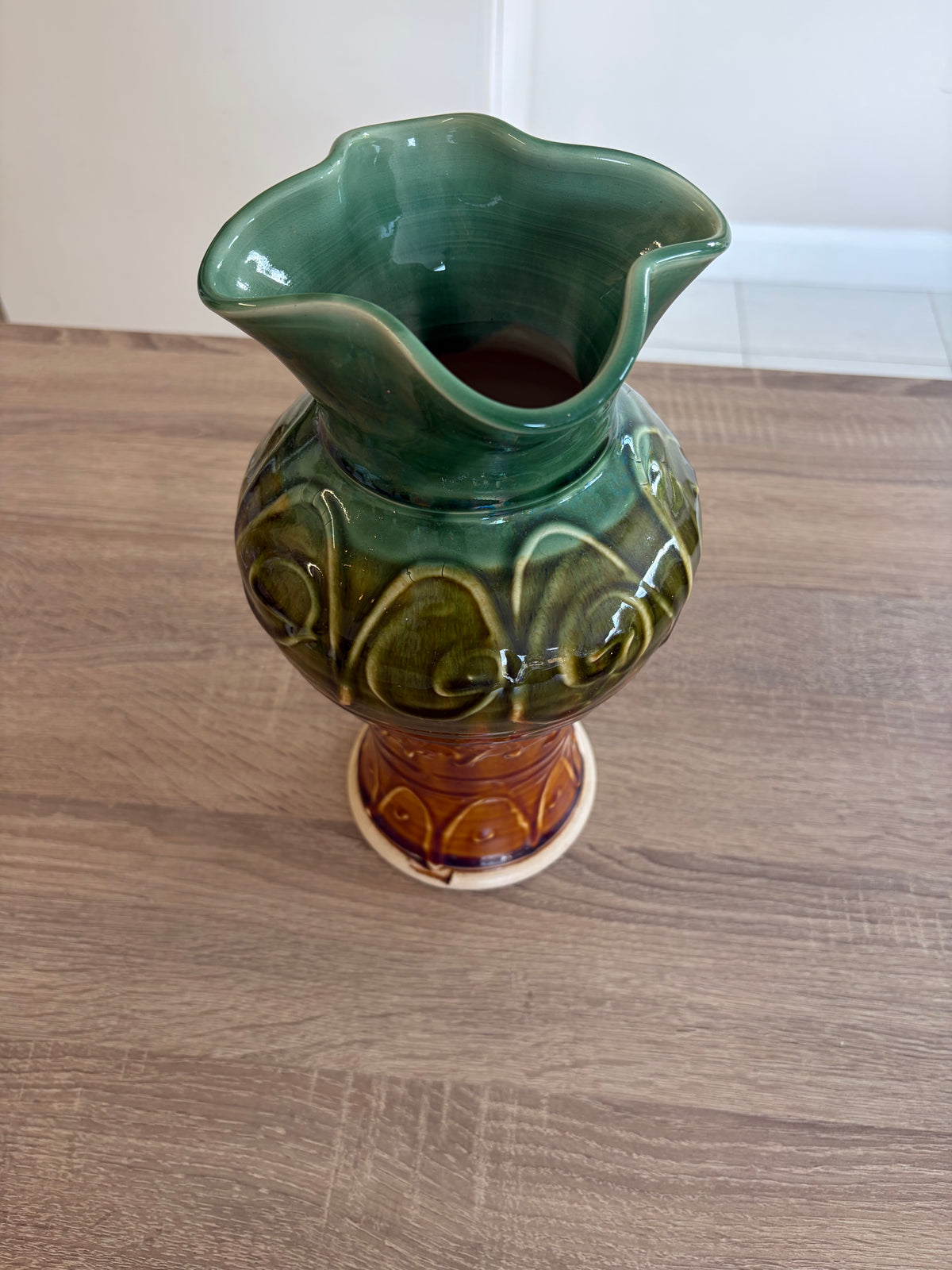 Vintage Castle Arch Pottery Hand-Thrown Sculptural Vase