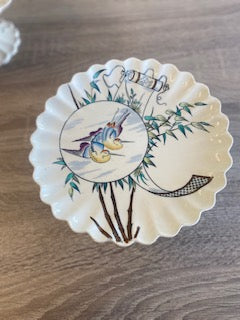 Rare 10-Pc Antique Copeland Spode Aesthetic Movement Dessert Service – Registered 1878 Japonisme Multi-Motif Set