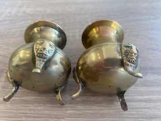 Antique 1930s Footed EPNS Shakers (Pair)
