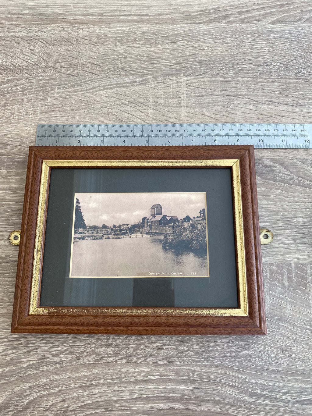 Pair of Framed Antique Edwardian Carlow Postcards (c. 1910)
