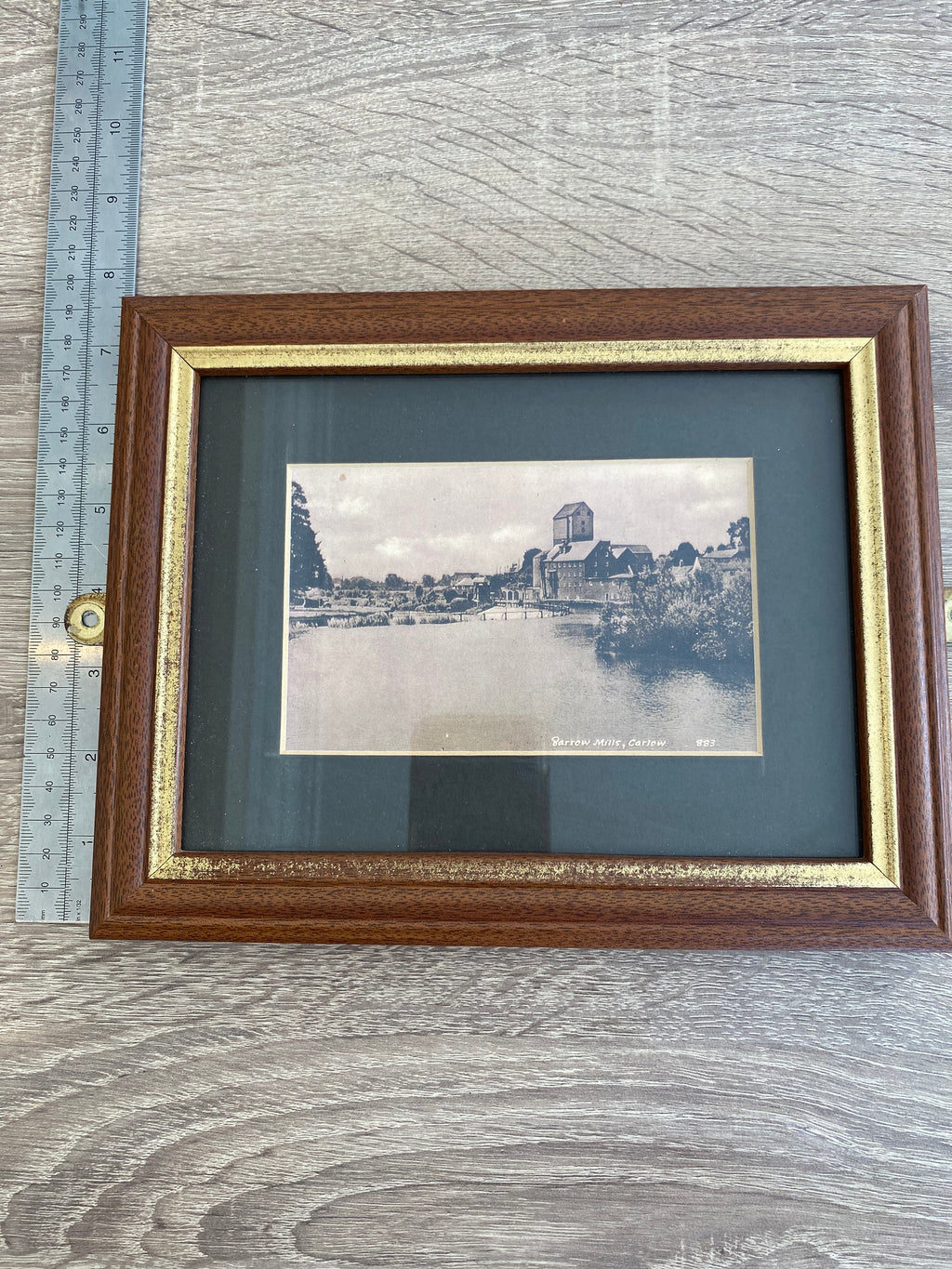 Pair of Framed Antique Edwardian Carlow Postcards (c. 1910)