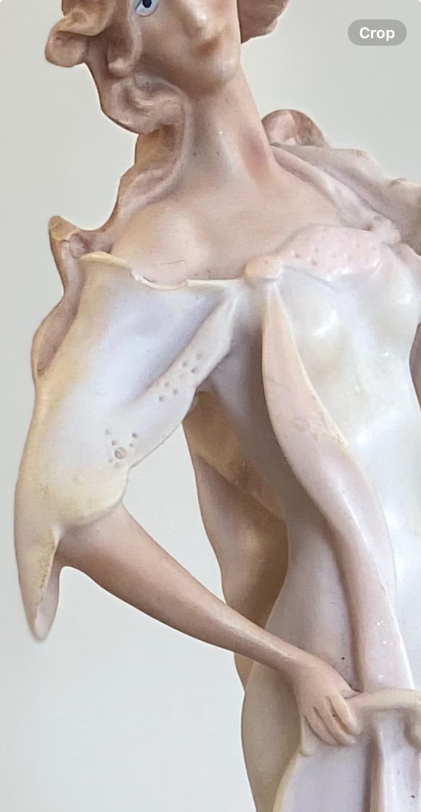 Vintage Marfinite "Tulipa Branca" Art Nouveau Lady Figurine by Pinto