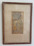 Original Museum-Exhibited Watercolor by Frederick George Hicks FRIAI (1870-1965) – "Verona"