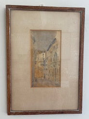 Original Museum-Exhibited Watercolor by Frederick George Hicks FRIAI (1870-1965) – "Verona"