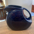 Contemporary Cobalt Blue Fiestaware Disc Pitcher by Homer Laughlin