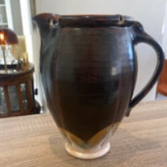 Vintage Kiltrea Bridge Pottery Large Stoneware Harvest Pitcher