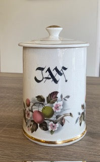 Vintage 1950s/1960s Arthur Wood Ceramic "Jam" Storage Canister Pot
