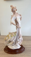 Vintage Marfinite "Tulipa Branca" Art Nouveau Lady Figurine by Pinto