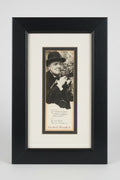 Vintage Liffey Craft Framed Winston Churchill Quote Print