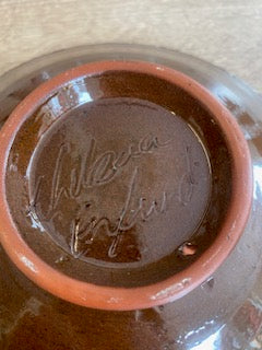 Vintage Chelsea Pottery Hand-Painted Floral Art Bowl