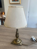 Vintage Ornate Cast Brass Rococo Revival Table Lamp Base