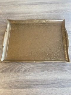 Vintage M&S Gold Fleck Serving Tray