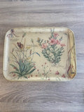 Vintage 1970s Arnold Designs Fibreglass Botanical Serving Tray