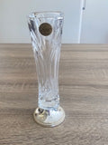Vintage Cristal d'Arques "Chatelet" Cut Crystal Vase with English Silver Plated Base