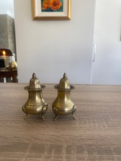 Antique 1930s Footed EPNS Shakers (Pair)