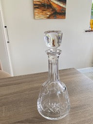 Vintage Atlantis Cut Crystal Decanter & Stopper