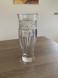 Vintage Tipperary Crystal "Tralee" Fine Cut Flower Vase