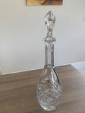 Vintage Dublin Crystal Fine Cut Wine & Spirit Decanter with Stopper