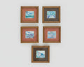 Vintage Louise Waugh Framed Miniature Prints