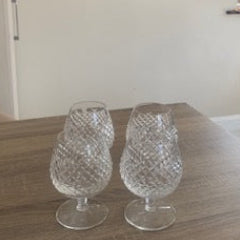 Vintage Waterford Crystal "Alana" Balloon Brandy Snifters - Set of 4