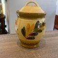 Vintage Hand-Painted Storage Canister by Molde Ceramics, Portugal