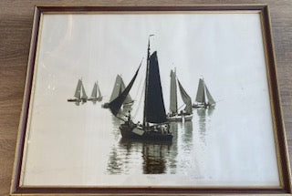 Vintage 1980 Dick Veth Hand-Signed Limited Edition Serigraph