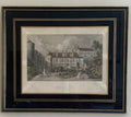 Antique 1840 Joseph Swan "Falkland Palace" Framed Engraving with Wax Seal Guarantee