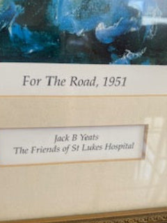 Framed Limited Edition Jack B. Yeats Print – "For the Road" (Early Three-Digit No. 932/3000)