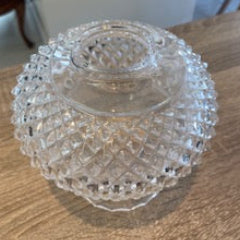 Vintage Galway Crystal Lamp Shade Dome Cover