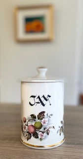 Vintage 1950s/1960s Arthur Wood Ceramic "Jam" Storage Canister Pot