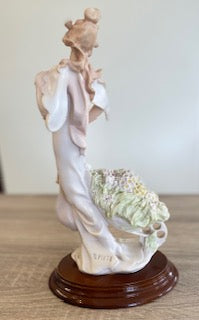 Vintage Marfinite "Tulipa Branca" Art Nouveau Lady Figurine by Pinto