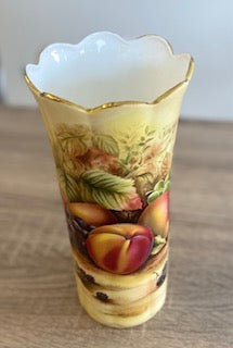 Vintage Aynsley "Orchard Gold" Fine Bone China Vase
