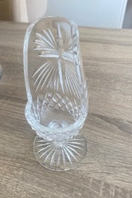 Vintage Irish Cut Crystal Holy Water Font