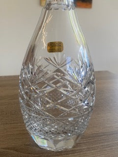 Vintage Dublin Crystal Fine Cut Wine & Spirit Decanter with Stopper