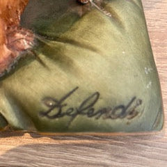 Vintage Capodimonte Italian Porcelain Cocker Spaniel on Cushion by Defendi
