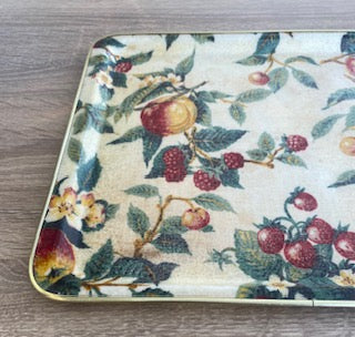 Vintage Mid-Century Arnold Designs Fibreglass Fruit Orchard Serving Tray