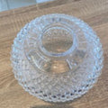 Vintage Galway Crystal Lamp Shade Dome Cover