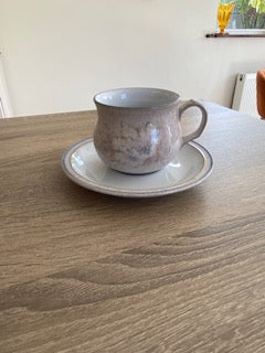 Vintage 1980s Denby "Tasmin" 6-Piece Tea Service