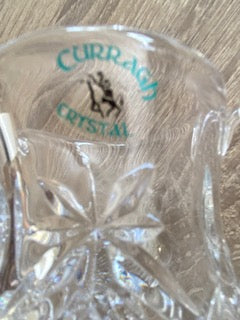 Vintage Curragh Crystal Hand-Cut Creamer Jug