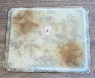 Vintage Mid-Century Arnold Designs Fibreglass Fruit Orchard Serving Tray