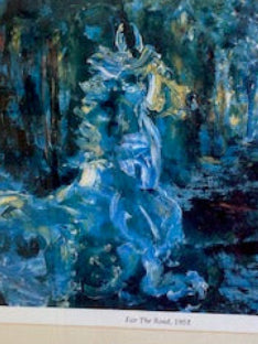 Framed Limited Edition Jack B. Yeats Print – "For the Road" (Early Three-Digit No. 932/3000)