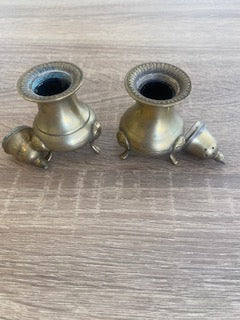 Antique 1930s Footed EPNS Shakers (Pair)