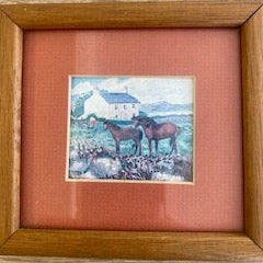 Vintage Louise Waugh Framed Miniature Prints