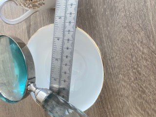 Vintage 1950s Roslyn China Gold Chintz Creamer & Sugar Set