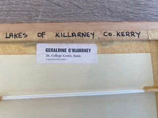Pair of Original 1989 Oil Paintings by Geraldine O'Mahoney